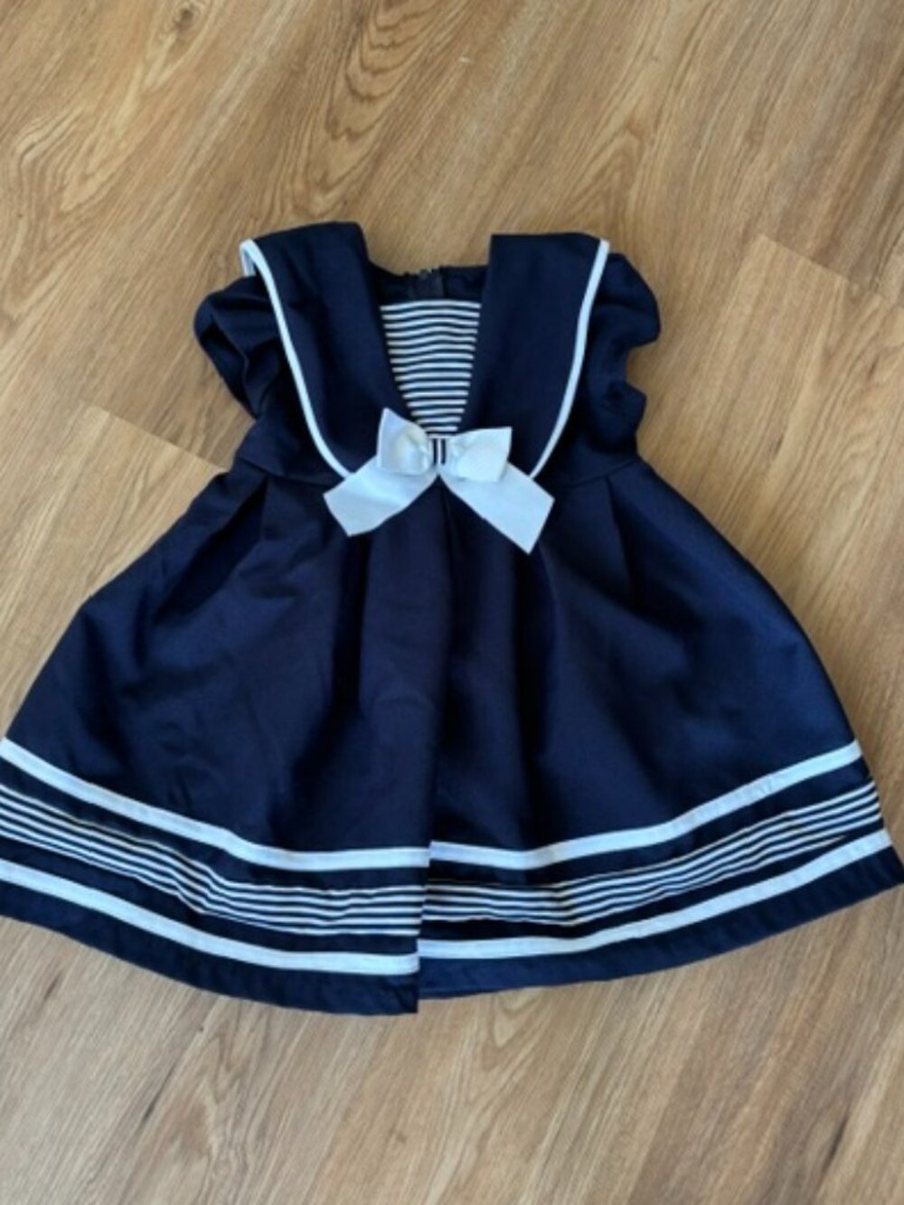 Bonnie Baby Navy Sailor Dress - No Signs of Wear - EUC 2T